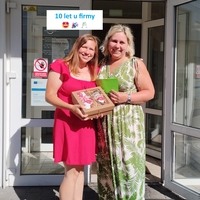 Výročí 10 let u firmy - Helena Šebestová